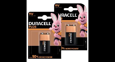4x Duracell V9 Plus batterij alkaline Lr61 9 V