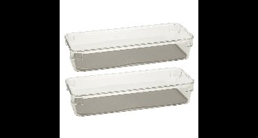 5Five Keuken lade organizer bakje - 4x - Tidy Smart - 9 x 23 x 4,5 cm
