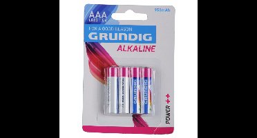 8 Grundig alkaline batterijen LR03 AAA