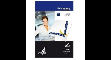 80x Carbon overtrekpapier vellen blauw A4 formaat