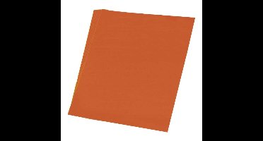 A4 hobby papier - 50x vellen - kleur oranje - Knutselpapier