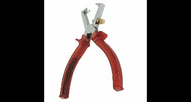 Afstriptang - met stelschroef - afglijdbeveiliging - 16 cm - elektro kabelstripper