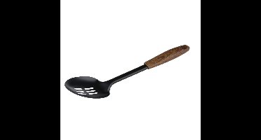 Alpina Keukengerei schuimspaan opscheplepel - zwart - 28 cm