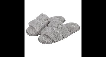 Apollo huisslippers - imitatiebont - grijs - maat 37-38 - kinderen