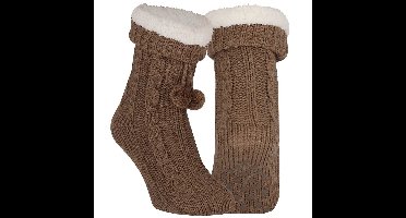 Apollo Huissloffen - kinderen - donkerbruin - one size - 36/41