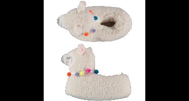Apollo Kinder sloffen alpaca / lama - beige - maat 35-36