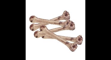 Atosa skeletten botten - 5x - L33 cm - halloween decoratie - horror