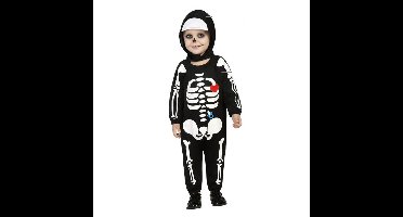 Atosa Verkleed set voor peuters - skelet - 2-delig