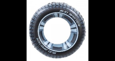 Autoband - opblaasbaar - zwemband/zwemring - 91 cm - Voor kinderen