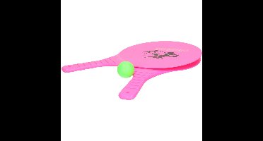 Beachball setje - roze - 2 batjes en 1 balletje - beachballset