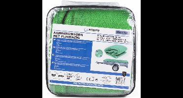 Benson Aanhangwagen net - met elastiek - groen - 350 x 180 cm