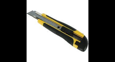 Benson Afbreekmes - profi - snijmes - werkmes - 18 mm - geel