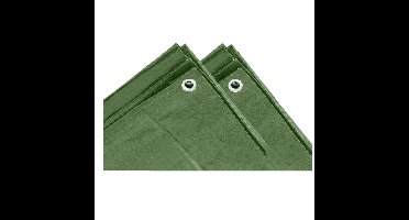 Benson Afdekzeil / dekzeil - 2x stuks - 3 x 4 meter - groen