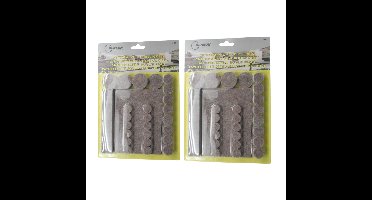 Benson Anti krasvilt meubelvilt - 2x - 160 delige set - mix formaten