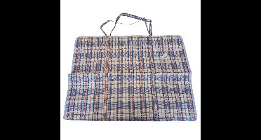 Benson Dekentas/kussentas - kunststof - geruit - 80 x 58 x 28 cm