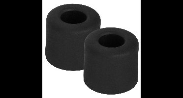 Benson Deurbuffer / deurstopper rubbers - 2x - zwart -30 x 25 mm