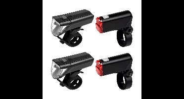 Benson Fietslamp LED set - 2x - voor / achter - incl. batterijen