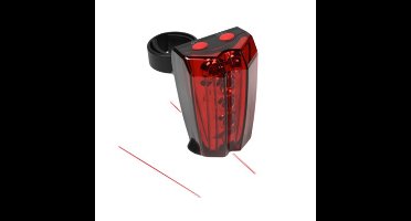 Benson Fietsverlichting - achterlicht - met laser - op batterij