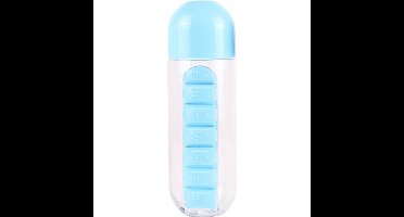 Benson Fles - medicijnen doos/pillendoos - 600 ml - 7-vaks - 23 cm