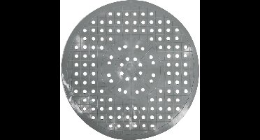 Benson Gootsteenmat - rond - grijs - 31 x 27 cm - spoelbakmat