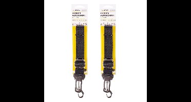 Benson Honden auto riem - 2x - verstelbaar - polyester - veiligheid