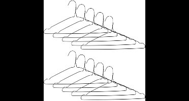 Benson Kledinghangers - 30x stuks - 40 cm - 360? draaibare haak