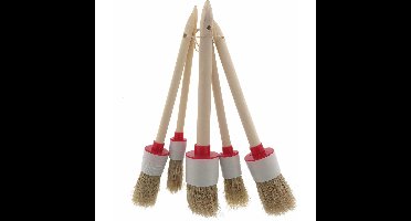 Benson Kwasten - 5-delig - half synthetisch - rond - verf/schilderen