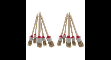 Benson Kwastenset - 2x - 5-delig - half synthetisch - rond - verf/schilderen