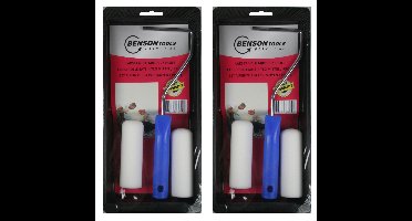 Benson Lakroller/schuimroller schilderset - 2x - B10 cm - verfbak