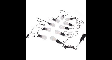 Benson Lichtsnoer - LED - 10 lampen - 700 cm - warm wit - timerfunctie