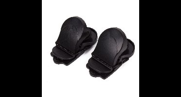 Benson Muizenval - 2x - zwart - kunststof - 9 cm - muizenklem