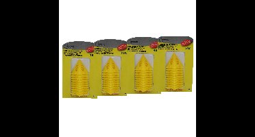 Benson Schilderpiramides - 40x stuks - geel - 5 cm
