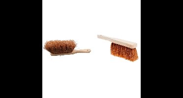 Benson Stoffer - 2x - voor buiten - met ophangoog - kokoshaar - handveger