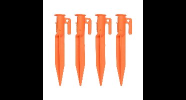 Benson Tentharing - 4x - kunststof - 15 cm - tentpen/zandharing