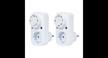 Benson Tijdschakelaar - 2x - dag/nacht sensor - 2-8 uur - 3600W