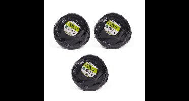 Benson Verlengsnoer - 3x - zwart - 10 meter - 2 ingangen - waterdicht