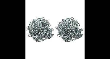 Benson Voetkettingen - 2x - kettingschakels - staal - 3 m - 3 mm