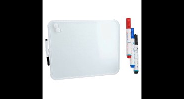 Benson Whiteboard set - 4 stiften - 2 magneetjes - 36 x 28 cm