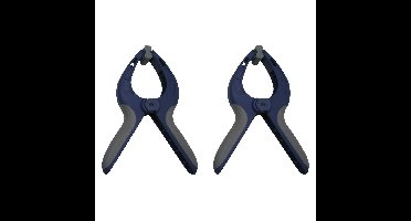 Benson Zeilklemmen - 8x stuks - 22 cm - Kunststof - Marktkraam klemmen