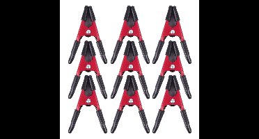 Benson Zeilklemmen/veerklemmen - 10x - staal - 10 cm