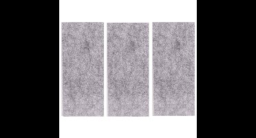 Benson Zelfklevend antikrasvilt - 3x - opknipbaar - 20 x 9 cm - grijs