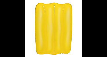 Bestway opblaasbaar reiskussen - geel - 38 x 24 cm - reizen
