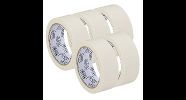 Black & Decker Afplaktape/schilderstape - 5x - wit - 36mm x 25m - voor binnen/buiten