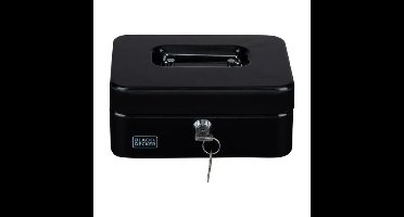 Black&Decker Geldkistje/kluisje - 2 sleutels - muntbakje - 20 x 16 cm