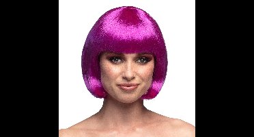 Boland Boblijn pruik - paars - dames - verkleden - carnaval