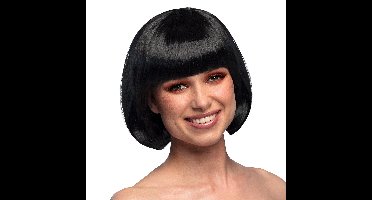 Boland Boblijn pruik - zwart - dames - verkleden - carnaval