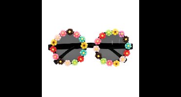 Boland Carnaval/verkleed party bril Flowers - Tropisch/hawaii - dames