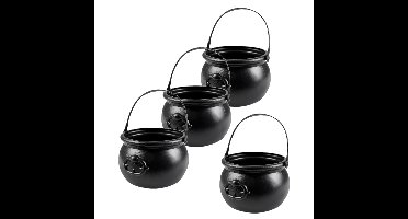 Boland Heksenketel - 4x - kookpot - 18 x 14 cm - halloween - verkleden