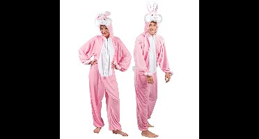 Boland Konijn kostuum - onesie - one size - volwassenen - paashaas