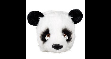 Boland Panda beer dieren verkleedmasker - pluche - volwassenen - Horror/halloween - carnaval